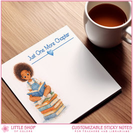 Just One More Chapter Book Lover  Post-it Klebezettel