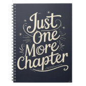 Just One More Chapter – Book Lover Reading Notizblock (Vorderseite)