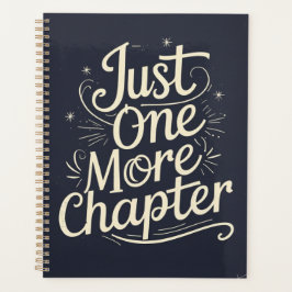 Just One More Chapter – Book Lover Reading Planer