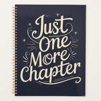 Just One More Chapter – Book Lover Reading Planer