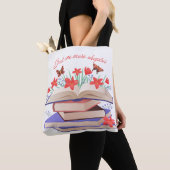 "Just One More Chapter " book lover tote bag Tasche (Von Nahem)