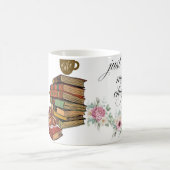 Just One More Chapter Coffee Bücher Florales Desig Kaffeetasse (Mittel)