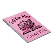 Just One More Chapter - Floral Book Lover -Bookish Notizblock (Rechte Seite)