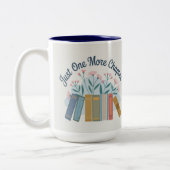 Just One More Chapter Two Tone Mug Zweifarbige Tasse (Links)