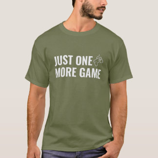 Just One More Game – Gamer Shirt für Herren