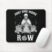 Just One More Row Crochet Skeleton Crocheting Knit Mousepad (Mit Mouse)