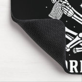 Just One More Row Crochet Skeleton Crocheting Knit Mousepad (Ecke)