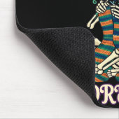 Just One More Row Crochet Skeleton Crocheting Knit Mousepad (Ecke)