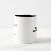 Just One More Row I'm Hooked Crochet Hook and Yarn Zweifarbige Tasse (Mittel)