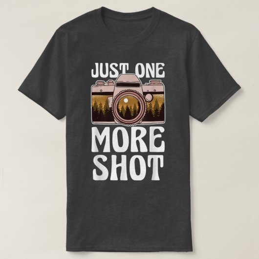 Just one more Shot Landscape Fotogray Snapping T-Shirt (Design vorne)