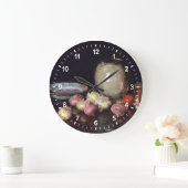 Just Onions Große Wanduhr (Zuhause)