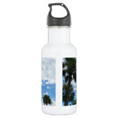 Just Palm Bäume Wasser Flasche Edelstahlflasche (Rückseite)
