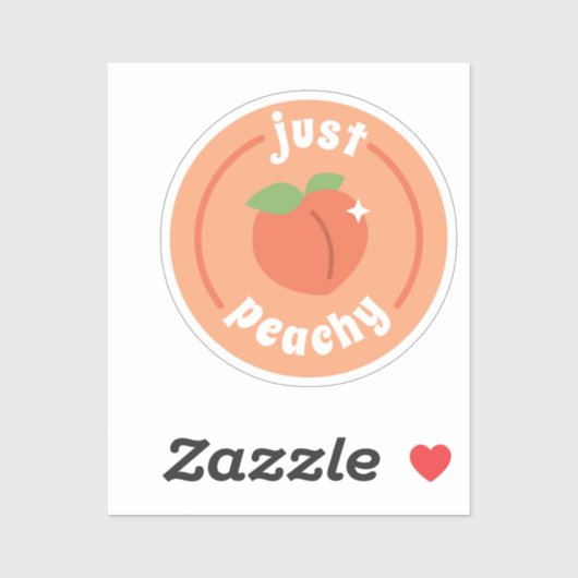 Just Peachy Aufkleber (Blatt)