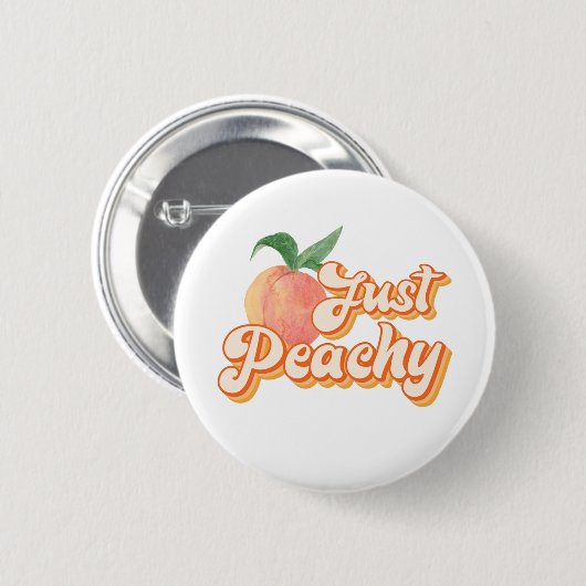 Just Peachy Button (Vorne & Hinten)