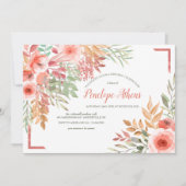 Just Peachy Geburtstagsparty Einladung (Vorderseite)