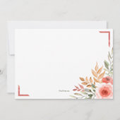 Just Peachy Geburtstagsparty Einladung (Rückseite)