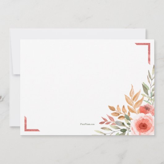 Just Peachy Geburtstagsparty Einladung (Rückseite)