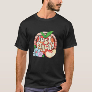 Just Peachy Hello Summer Vibes Sommerurlaub T-Shirt