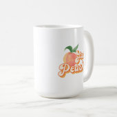 Just Peachy Kaffeetasse (VorderseiteRechts)