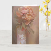 Just Peachy Karte (Gelbe Blume)