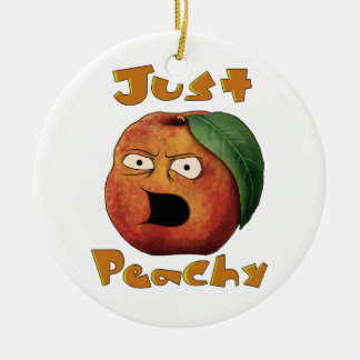 Just Peachy Keramikornament