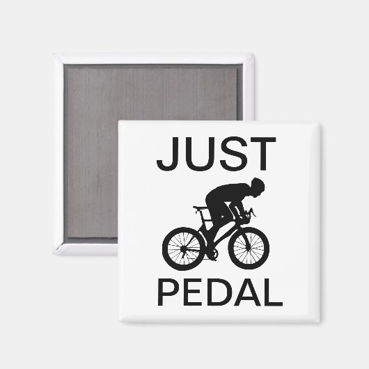 Just Pedal Magnet (Vorderseite/Rückseite)