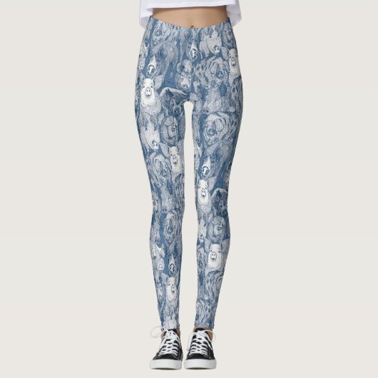just pigs cobalt denim leggings (Vorderseite)