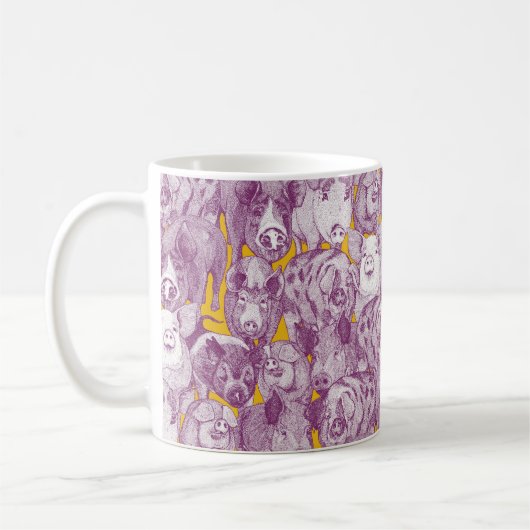 just pigs purple yellow kaffeetasse (Links)