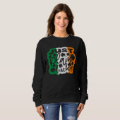 Just Plain Lucky St Patricks Day Irish Flag Irelan Sweatshirt (Vorne ganz)