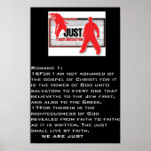 "JUST" Poster (Vorne)