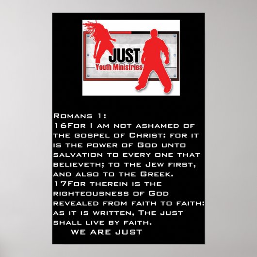 "JUST" Poster (Vorne)