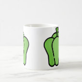 Just Really Like Bell Peppers Green Pepper Kaffeetasse (Mittel)