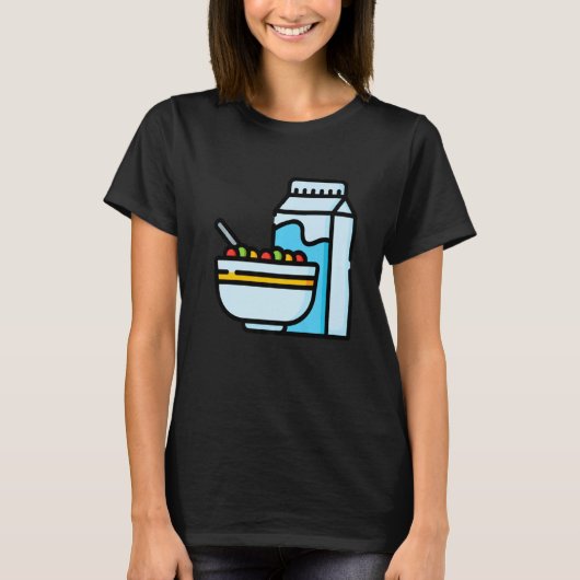 Just Really Like Breakfast Cereal OK Cereal 1 T-Shirt (Vorderseite)