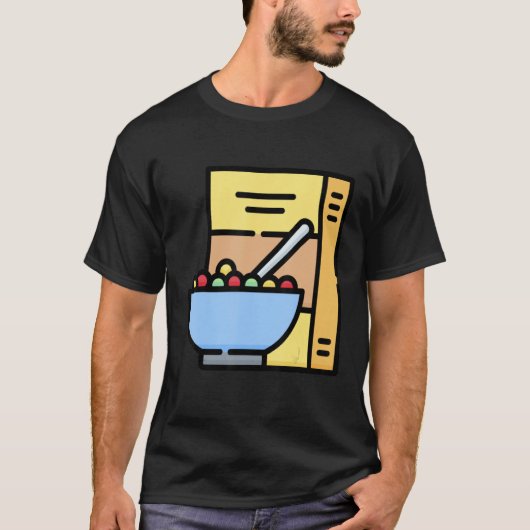 Just Really Like Breakfast Cereal OK Cereal 1 T-Shirt (Vorderseite)