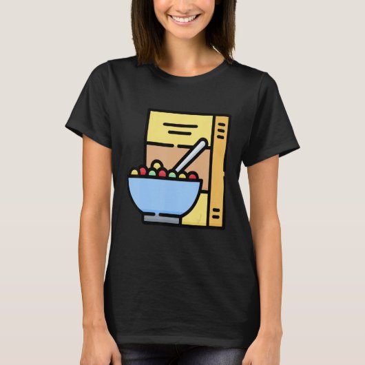 Just Really Like Breakfast Cereal OK Cereal 1 T-Shirt (Vorderseite)
