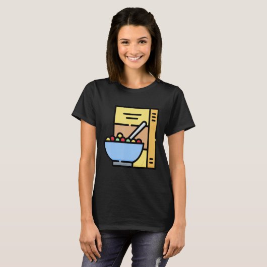 Just Really Like Breakfast Cereal OK Cereal 1 T-Shirt (Vorne ganz)