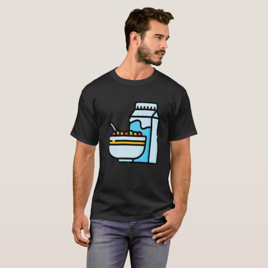 Just Really Like Breakfast Cereal OK Cereal 1 T-Shirt (Vorne ganz)