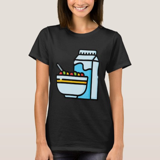 Just Really Like Breakfast Cereal OK Cereal 5 T-Shirt (Vorderseite)