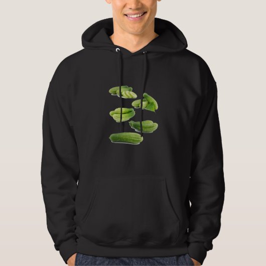 Just Really Like Cucumbers Cucumber Pickle Vegetab Hoodie (Vorderseite)