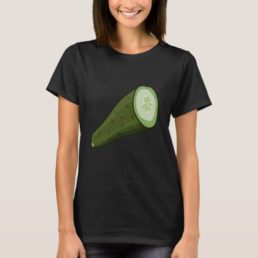 Just Really Like Cucumbers Cucumber Pickle Vegetab T-Shirt (Vorderseite)