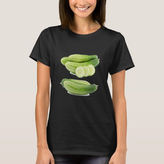 Just Really Like Cucumbers Cucumber Pickle Vegetab T-Shirt (Vorderseite)