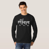 Just Rescue Pet Adoption Dog Shelter Forever Home T-Shirt (Vorne ganz)