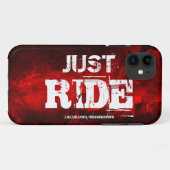 Just Ride Case-Mate iPhone Hülle (Rückseite (Horizontal))
