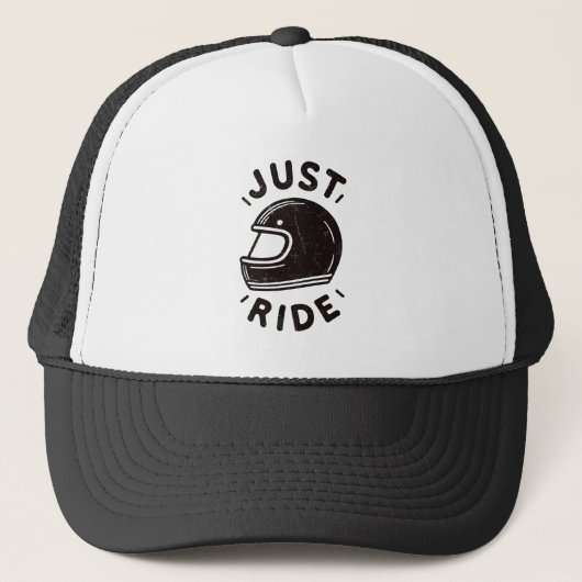 Just Ride Truckerkappe (Vorderseite)