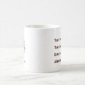 Just Right Coffee Bean Charakter Kaffeetasse (Mittel)