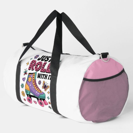 Just Roll With It Skates Duffle Bag (Rechte Ecke)