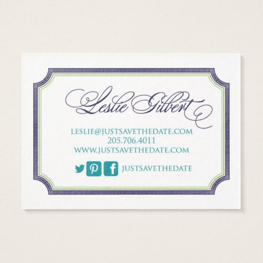 Just Save the Date Leslie (Rückseite)