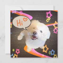 Just Saying "Hi" Invitation Einladung