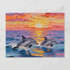 Just Saying Hi | Keeping i Touch Tropical Vacation Postkarte