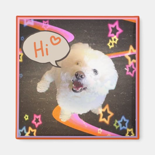 Just Saying "Hi" Magnet (Vorne)